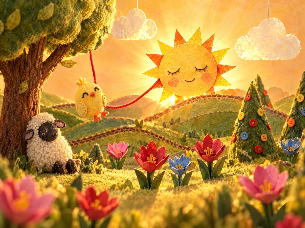 Styleframe 6: sunrise over the felt hills